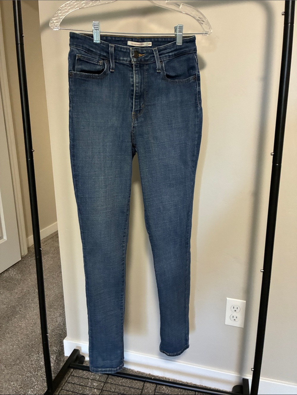 Levi's Women's Skinny Jeans in Blue Denim